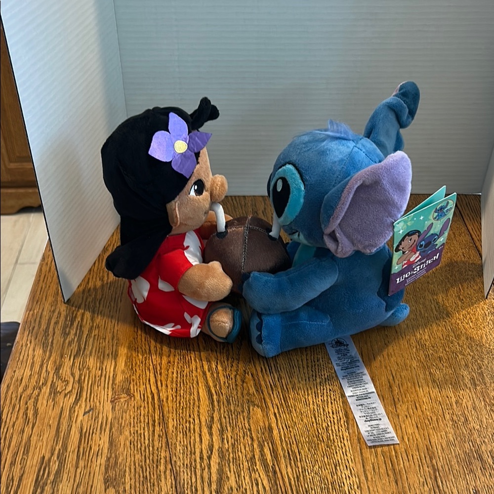 Disney Blue and Red Stuffed Animals Collection